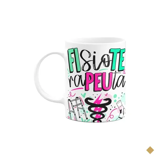 Caneca Profissões - Fisioterapeuta - 325ml - Branca - M2