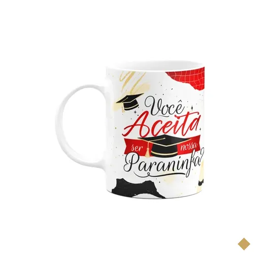 Caneca Formatura - Você Aceita Ser Nossa Paraninfa? M2
