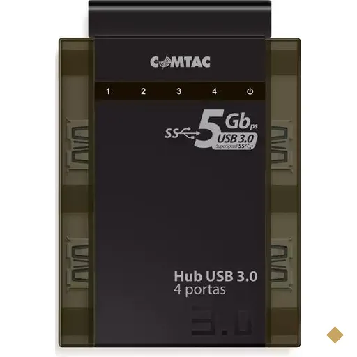 Comtac HUB USB 3.0 4 portas Preto