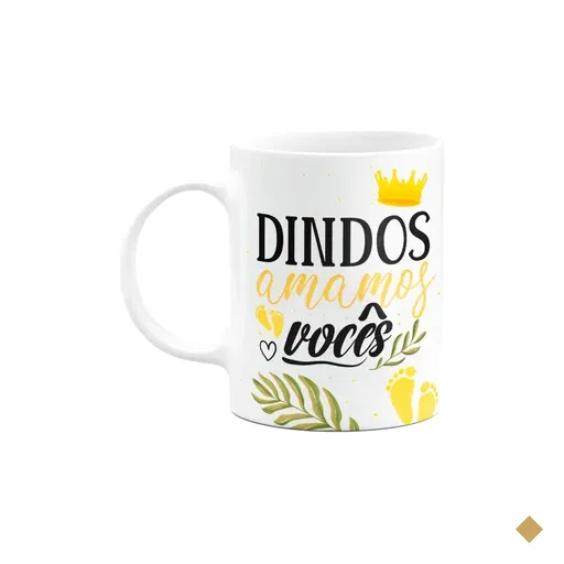 Caneca De Dindos - Dindos, Amamos Vocês!