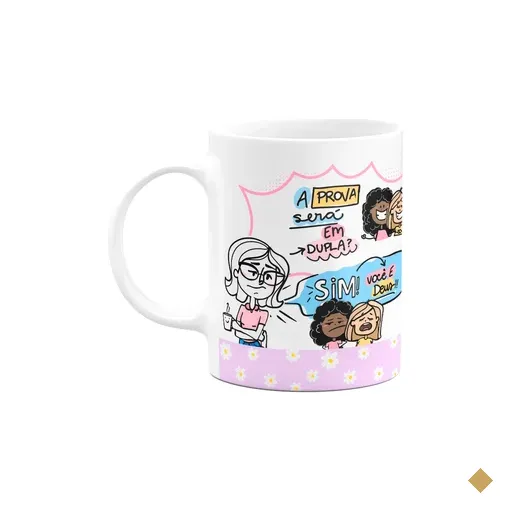 Caneca Professores - A Prova Vai Ser Em Dupla - Funmug M4
