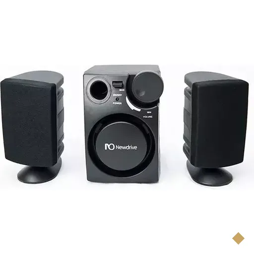 Newdrive Black MS-345 2.1 (6W RMS) 2.1 Subwoofer