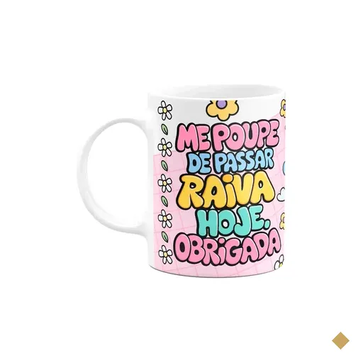 Caneca Divertida - Me Poupe De Passar Raiva Hoje! Obrigada!