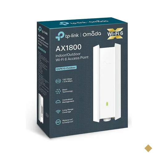 Access Point Outdoor AX1800 WiFi 6 Omada TP-LInk EAP610-Outdoor (uso externo)