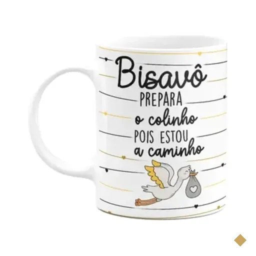 Caneca Bisavô, Prepara O Colinho Pois Estou A Caminho! 325ml