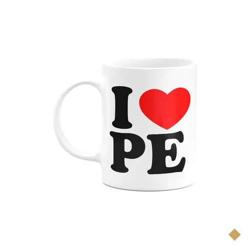 Caneca I Love Pe - Pernambuco - 325ml - Branca