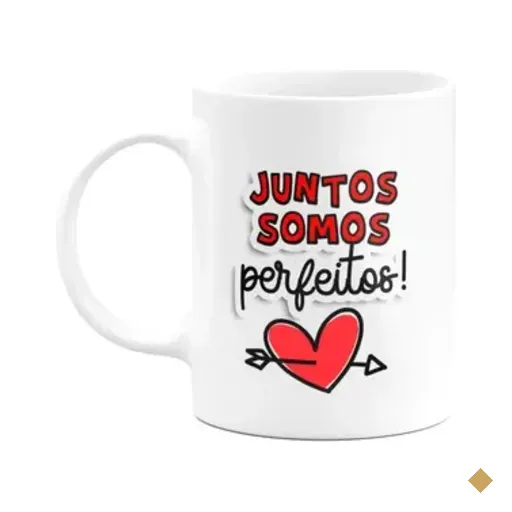 Caneca Namorados - Juntos Somos Perfeitos!