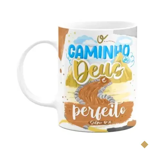 Caneca Salmo 18:30 - O Caminho De Deus É Perfeito