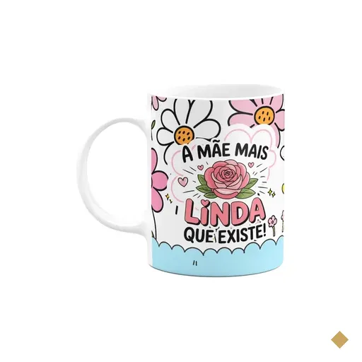 Caneca Mães - A Mãe Mais Linda Que Existe