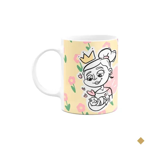 Caneca Mães - Mãe, Minha Inspiração - 325ml