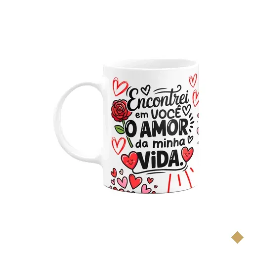 Caneca Namorados - Encontrei Em Você O Amor Da Minha Vida