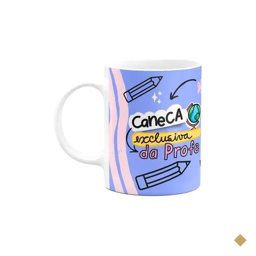 Caneca Professores - Exclusiva Da Profe - Mentes Do Futuro