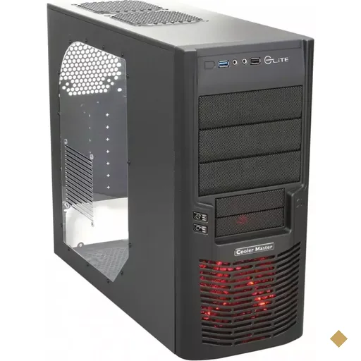 Cooler Master Elite 430 (RC430KWN6) Preto C/ Led Vermelho