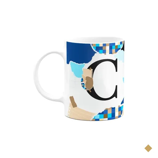 Caneca Professores - Inicial Do Nome Letra C - 325ml