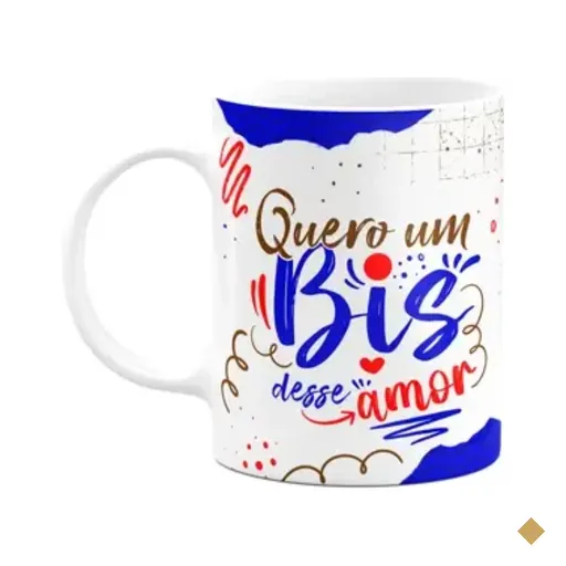 Caneca Páscoa Doce - Quero Um Bis Desse Amor - M2 - 325ml
