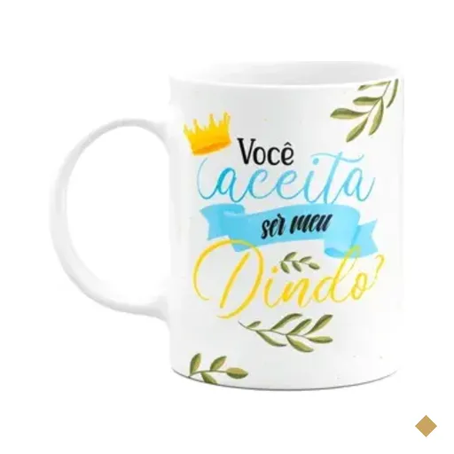 Caneca De Dindos - Você Aceita Ser Meu Dindo?