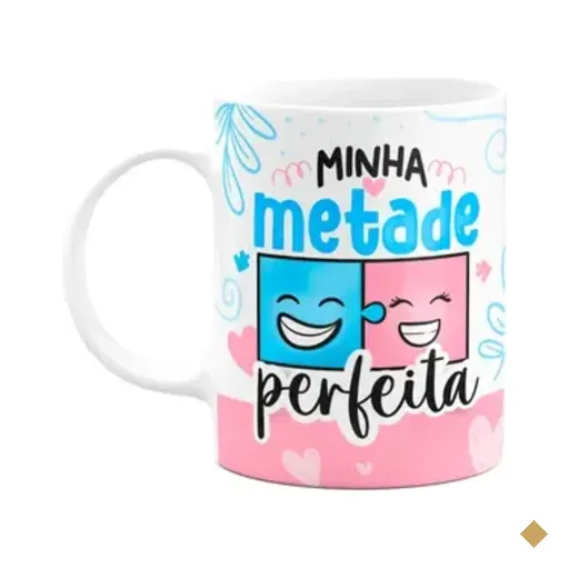 Caneca Namorados - Minha Metade Perfeita - M2