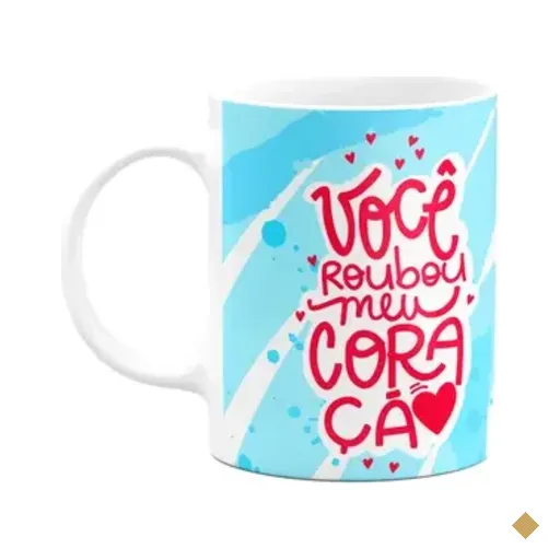 Caneca Namorados - Você Roubou Meu Coração
