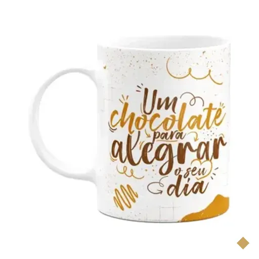 Caneca Páscoa Doce - Um Chocolate Para Alegrar O Seu Dia  M2