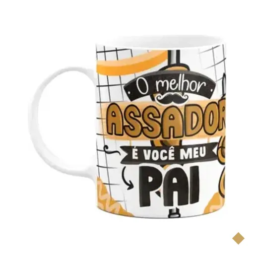 Caneca Dos Pais - O Melhor Assador É O Meu Pai