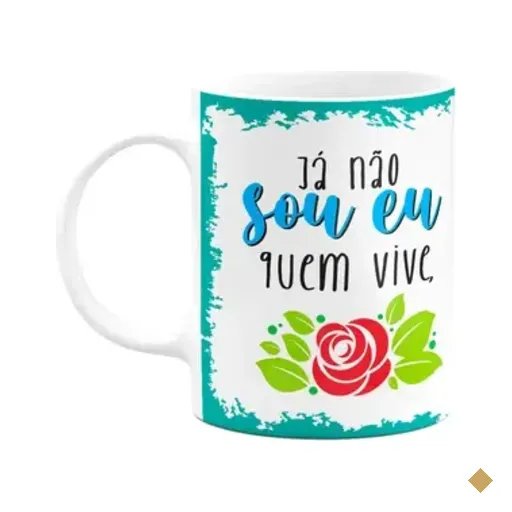 Caneca Religiosa Ore - Já Não Sou Eu Quem Vive