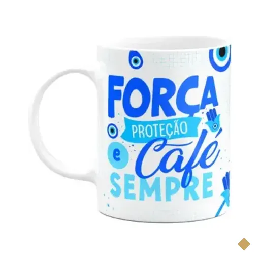 Caneca Boas Energias - Força, Proteção E Café Sempre