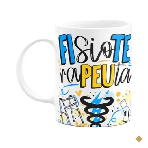 Caneca Profissões - Fisioterapeuta - 325ml - Branca