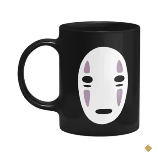 Caneca Geek - No Face Sem Rosto - 325ml Cerâmica - Preta