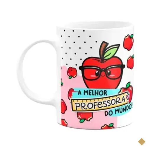 Caneca Professores - A Melhor Professora Do Mundo - Mugapple