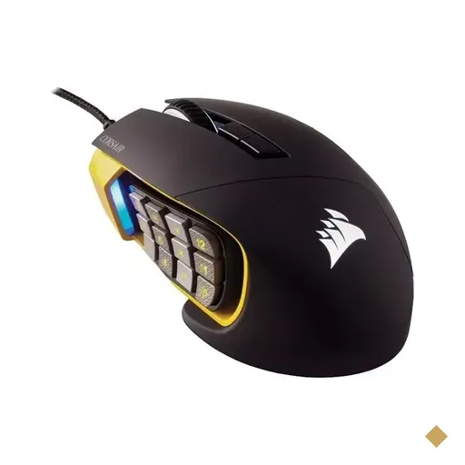 Corsair Scimitar RGB 12000dpi Black/Yellow USB