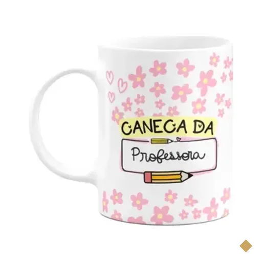 Caneca Professores - Caneca Da Professora - Funflowers