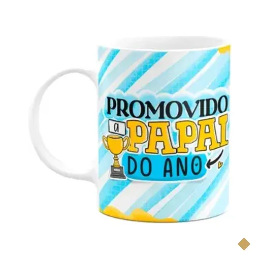 Caneca Dos Pais - Promovido A Papai Do Ano - 325ml