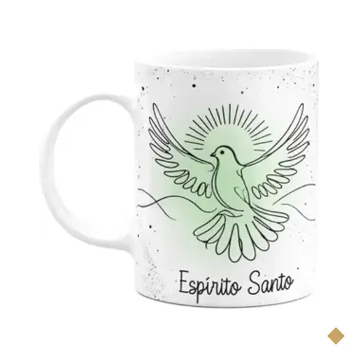 Caneca Religiosa Orações - Espírito Santo - 325ml