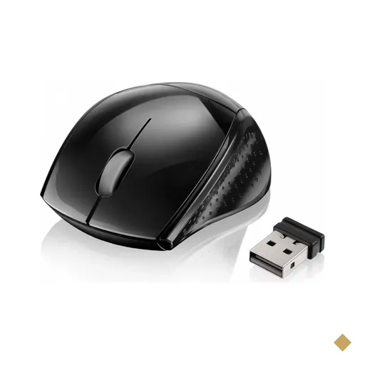 Multilaser Mini Óptico 1000dpi USB Receptor Nano 