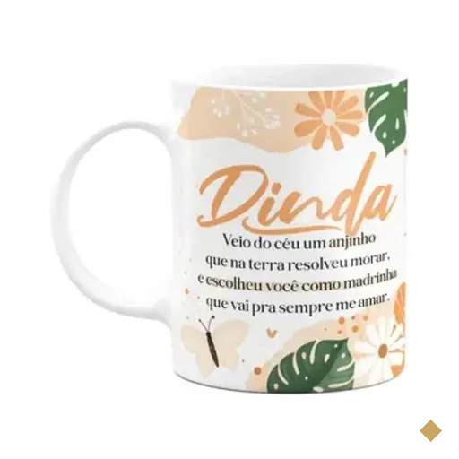 Caneca De Dindos - Dinda - Veio Um Anjinho Do Céu - M2