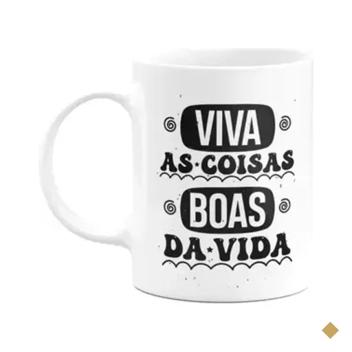 Caneca Motivação - Viva As Coisas Boas Da Vida