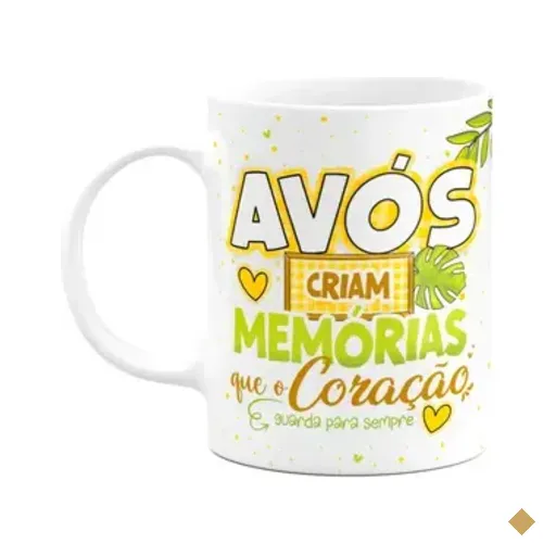 Caneca Dos Avós - Memórias Que Ficam No Coração