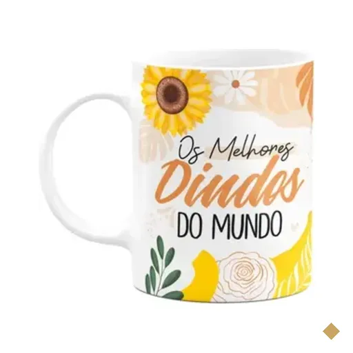 Caneca De Dindos - Os Melhores Dindos Do Mundo - M2