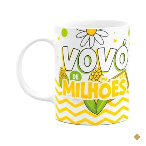 Caneca Dos Avós - Vovó De Milhões - 325ml