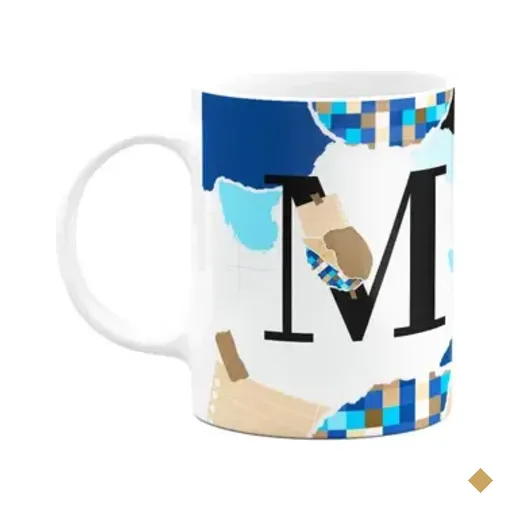 Caneca Professores - Inicial Do Nome Letra M - 325ml