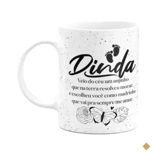 Caneca De Dindos - Dinda - Veio Um Anjinho Do Céu - M3