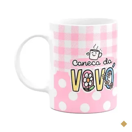 Caneca Avós - Caneca Da Vovó - 325ml - Branca