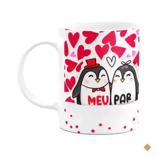Caneca Namorados - Meu Par - Você Coisou Meu Coração