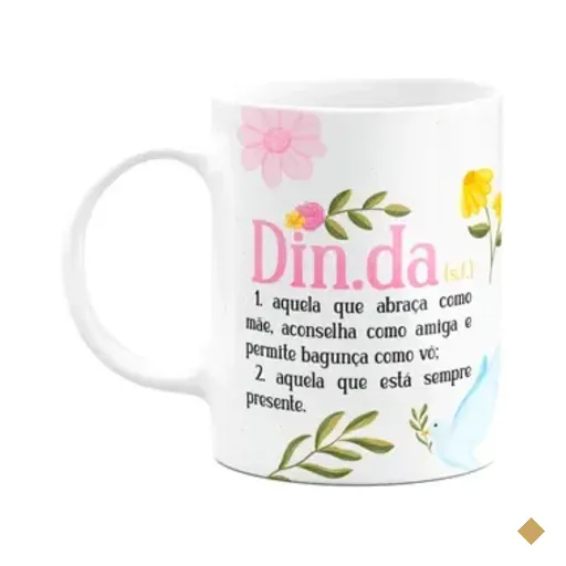 Caneca De Dindos - Definição De Dinda - 325ml