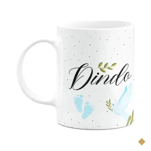 Caneca De Dindos - Dindo - M2 - 325ml Branca