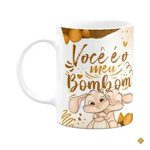 Caneca Páscoa Doce - Você É O Meu Bombom