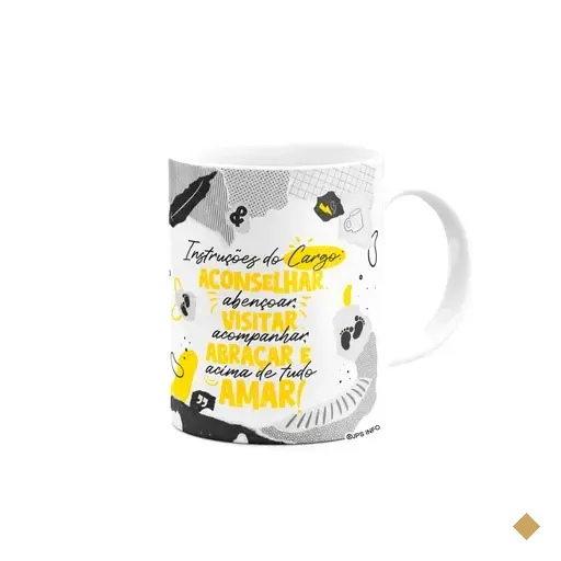 Caneca De Dindos - Dindo - Instruções Do Cargo - M2