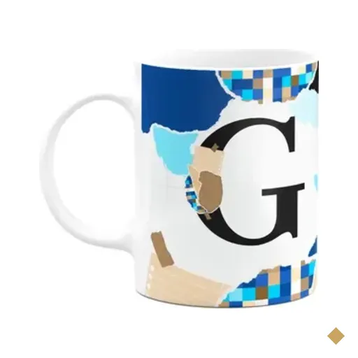 Caneca Professores - Inicial Do Nome Letra G - 325ml