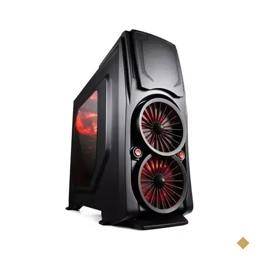 Gabinete X-Trike Bi Turbo Gaming Preto Mid Tower 