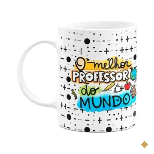 Caneca Professores - O Melhor Professor Do Mundo Com Orgulho